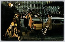 President Jimmy & Rosalynn Carter Unload Car Before Inauguration Postcard 1977