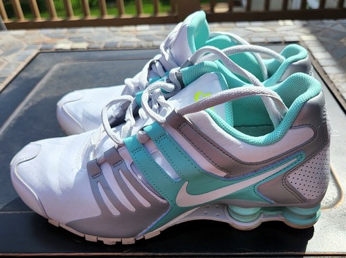 Nike Womens Shox Current - 639657 109 - White / Teal - Silver - Size: 8.5 |  eBay
