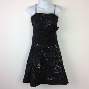 quiz black and silver dress