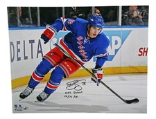 Brady Skjei Autographed 16x20 Photo New York Rangers Fanatics