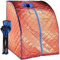 Durherm Xlarge Negative Ion Fir Infrared Portable Indoor Sauna W Chair Footpad Durherm Xlarge Negative Ion Fir Infrared Portable Indoor Sauna W Chair Footpad