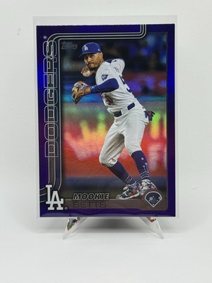2025 Topps Series 2 Baseball Mookie Betts /250 PURPLE Foil #500 LA