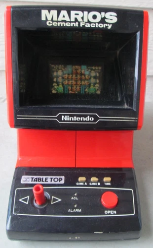 1983 VTG Nintendo Mario's Cement Factory CM-72 Game and Watch Tabletop 🔥 Works
