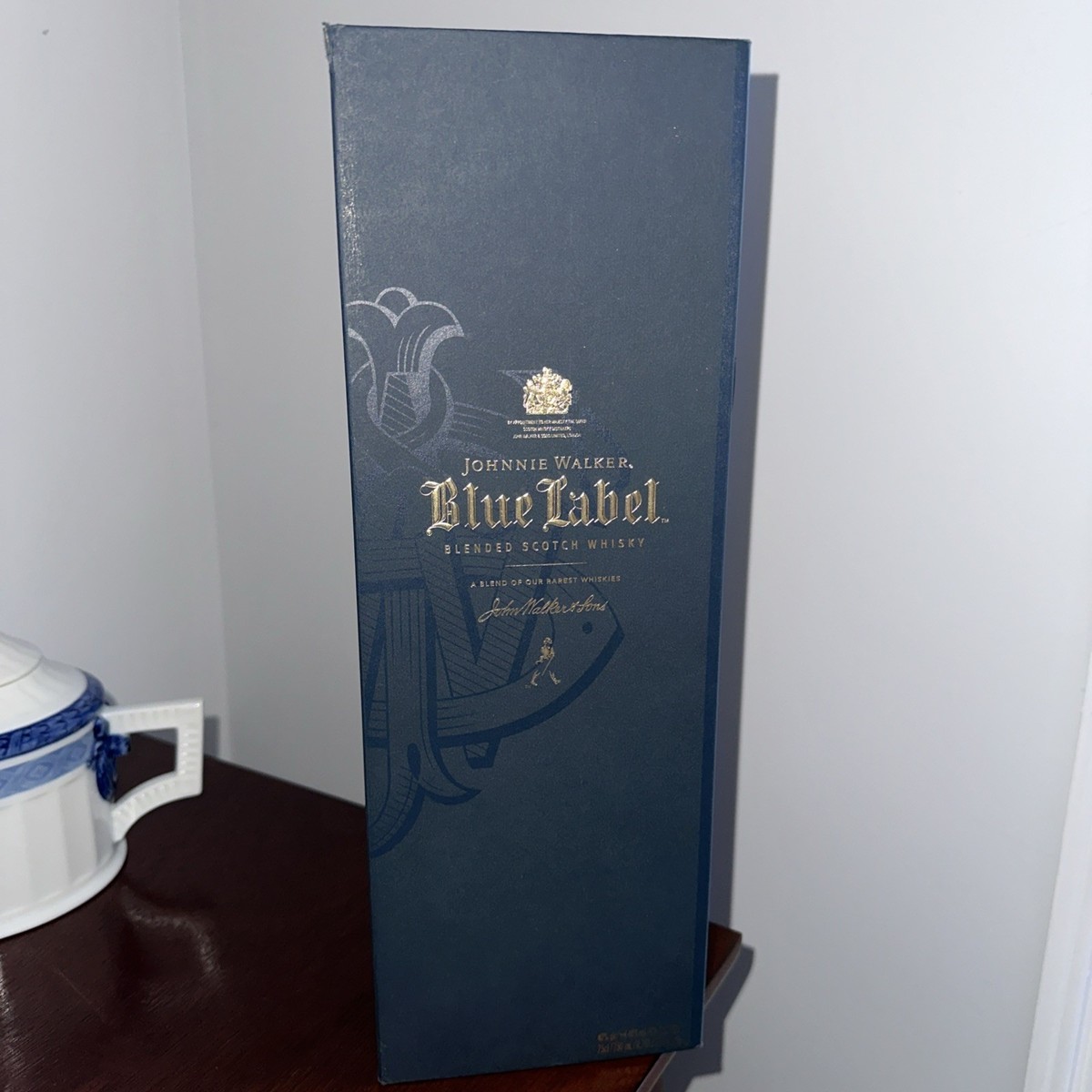 Johnnie Walker Blue Label Empty 750ml Whisky Gift Box Box only | eBay