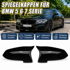 1Paar Spiegelkappe Au�enspiegel M opt Geh�use f�r BMW 5er F10 F11 F12 F06 LCI