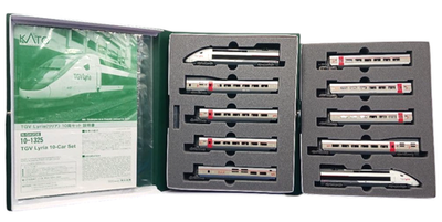 KATO 10-1325 TGV Lyria 10-Car Set SNCF CFF High Speed Train Model