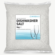 Chiquo Dishwasher Salt 5kg - Powerful Limescale Protection - 100% Pure 1.50 per kilo