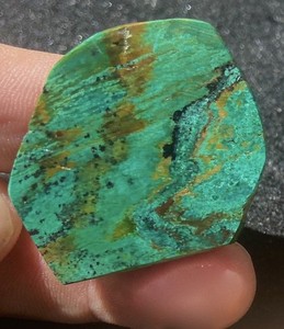 Chrysocolla - Turquoise Unpolished Pre formed Cabochon 11.5 Grams or 58 Carats 