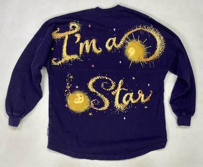Disney Wish Movie I'm A Star Spirit Jersey Graphic T-shirt Women Small Purple