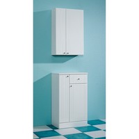 Badezimmer BadmöBel Schrank Set HäNgeschrank Badkommode Weiß Hochglanz Modern