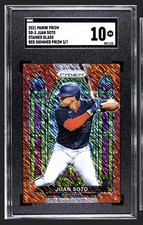 2021 Prizm #SG-3 Juan Soto Red Shimmer /7 SGC 10