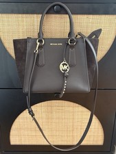Michael Kors Medium Brown Saffiano Leather Sa...