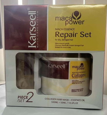 Karseell Collagen Hair Mask Essence Oil Set Deep Repair for All Hair Types *NEW*