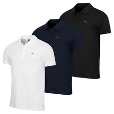 J.Lindeberg Mens 2026 Pike 2 Button Regular Fit Golf Polo Shirt 40% OFF RRP