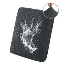 Waterproof Couch Cushion Covers for Couches and Sofas, Chair Cushion Dark Gray