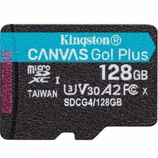 Tarjeta de Memoria Kingston CANVAS Select Plus 128GB microSD XC/ Clase 10/ 200MB