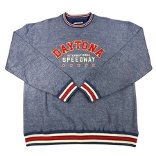 NASCAR Daytona International Speedway Fleece Sweatshirt Mens XL Racing Pullover