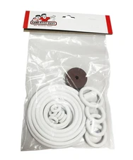 Williams Three Deuces Pinball Machine Replacement Repair Rubber Ring Kit White