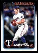 David Robertson 2024 Topps Update #US284 Rangers MLB READ FREE SHIP AutographDen
