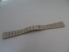 Cartier Santos Carree Bracelet Ladies 18k Gold and S. Steel  Original 14mm