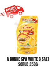 A Bonne Spa White C Salt Scrub 350g  Whitening  Vitamin C  Thai Formula