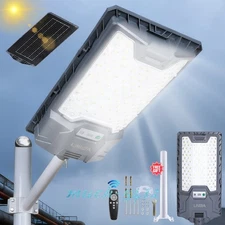 1500W Lampara 106LED Luz Focos Solar Para Patio Exterior Lámparas En La Calle