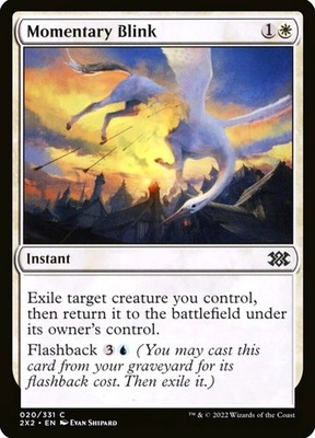 X 1 Momentary Blink NM-M 2x2 020 MTG Magic The Gathering