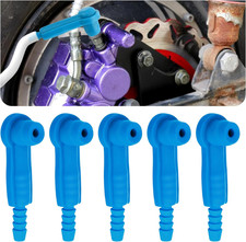 5PCS Brake Bleeder Adapter Kit Vacuum Pump Connectors Hose Tool Car Fluid Change