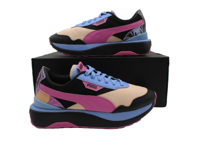 Puma Running System RS Womens Size 8 Pink Blue Black Sneakers 383008-01 (1F4)