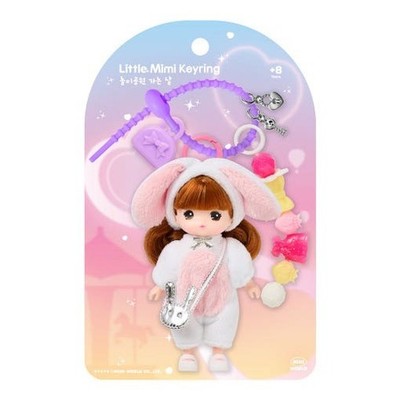 Little Mimi Keyring   Shopping Day Doll with Accessories Cute Mini Bag Charm Toy