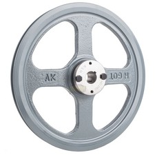 Cast Iron 10.75" Single Groove Pulley Belt A Section 4L with 7/8" Sheave Bushing