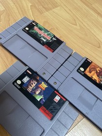 Disney NES Nintendo Bundle - Lion King / Toy Story / Jungle Book Authentic 