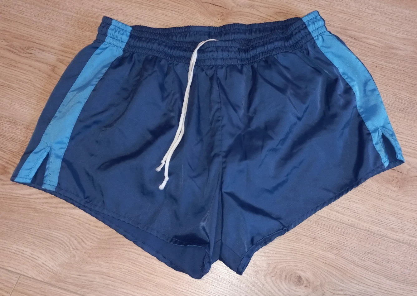 1992 Adidas Running Sprinter Ibiza Track Shorts Navy/Blue Vintage 90's