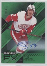 2021-22 Upper Deck Synergy FX Green 48/99 Tyler Bertuzzi #FX-TB Auto mq5
