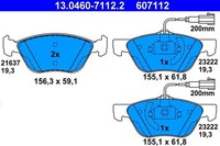 ATE Bremsbelagsatz, Scheibenbremse 13.0460-7112.2 FüR Alfa Romeo