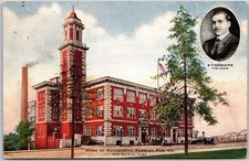 Des Miones Iowa IA, 1944 Home of Successful Farming Pub. Co. Building, Postcard