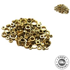 Precision Brass Bushes for Clock Repair - 100 High-Quality Parts from 2 to 8.5mm