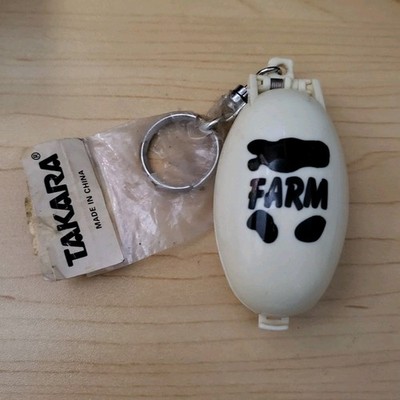 Vintage 1993 Takara Pocket Critters Mooo Cows Keychain Japan Rare DOES NOT WORK