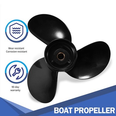 8.5 x 7.5P B Aluminum Propeller for Mercury/Tohatsu Engines 8-9.9HP 12 Tooth, RH