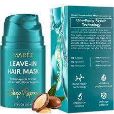 Deep Conditioning Leave-In Hair Mask for Damaged Hair Keratin Hair Treatmen...
