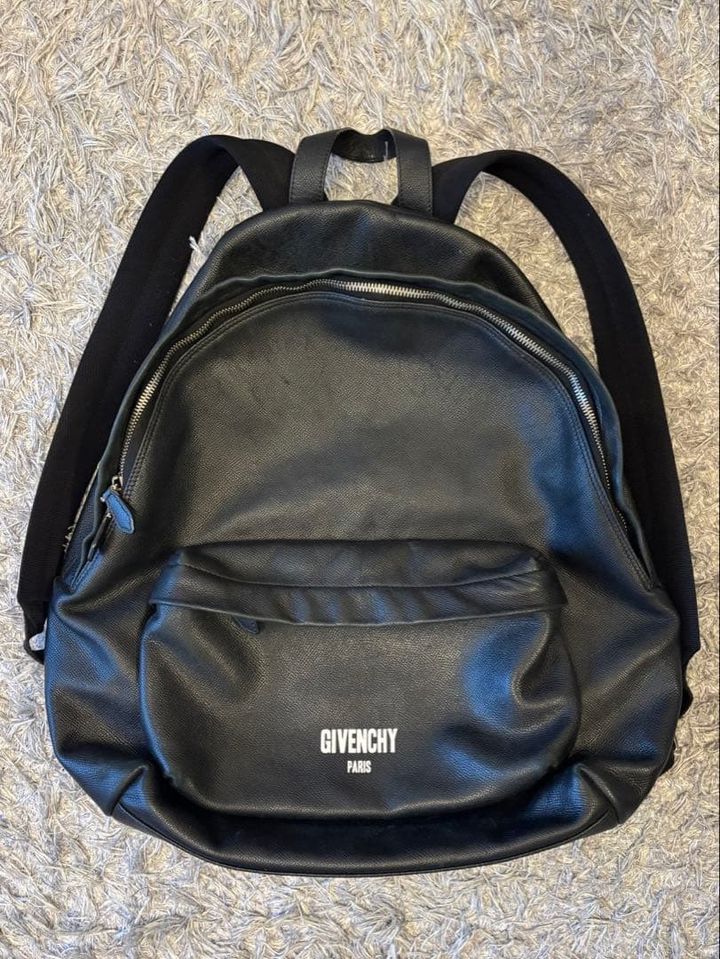 Givenchy Leather Backpack Black Large Capacity Us… - image 1