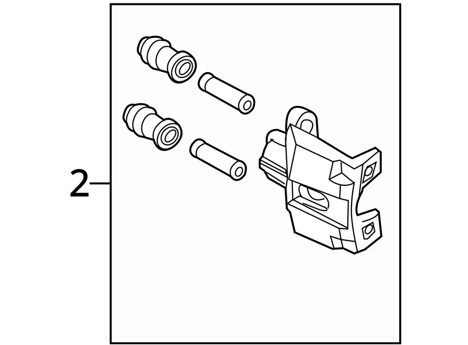 2006-2011 Mercury Grand Marquis Rear Driver Left Brake Caliper Q3IP6 - Image 4 of 4