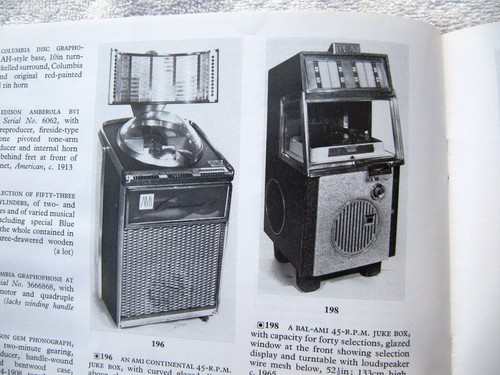 SOTHEBY's AUCTION CATALOG 1980 Juke boxes Phonographs Gramophone Music Box