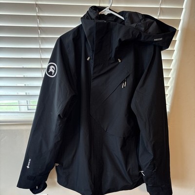 Mens Volcom L Insulated Gore-tex Ski snowboard jacket coat Black Size L Hooded