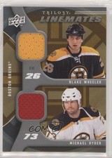 2009-10 Upper Deck Trilogy Line Mates Blake Wheeler Michael Ryder #LM-RW 1o3