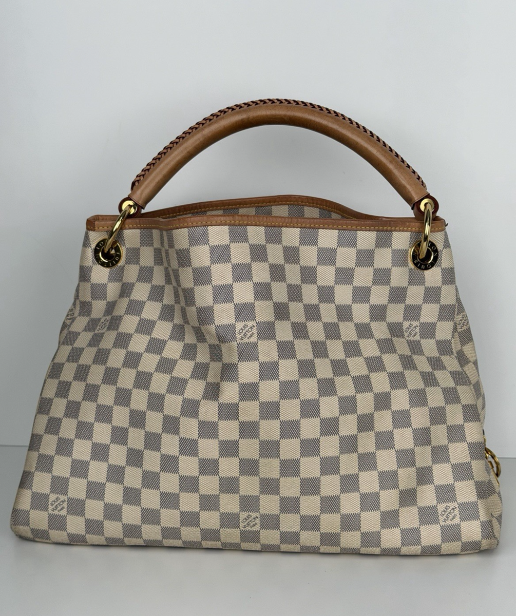 Louis Vuitton Artsy MM Hobo Bag in Damier Azur Canvas 2020 D2 | eBay