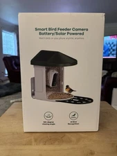 HARYMOR Bird Feeder Camera AI Identify Bird Species Solar Panel Smart - Green
