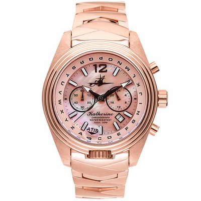 Abingdon Womens Katherine First Class Chronograph ATIS Pilot Watch KA-FCLA