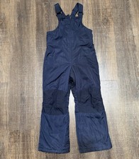 Lands End Kids Snow Bib Overalls Blue Size 6 Winter Pants