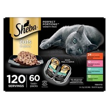 Sheba Perfect Portions Wet Cat Food Variety Pack   120 Servings